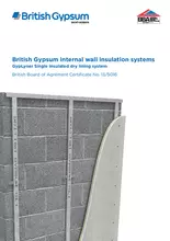 GypLyner Single Wall Lining System British Gypsum GypLyner Single Wall Lining System British Gypsum